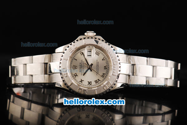 Rolex Datejust Automatic with Silver Dial and Roman Marking-Lady Size - Click Image to Close